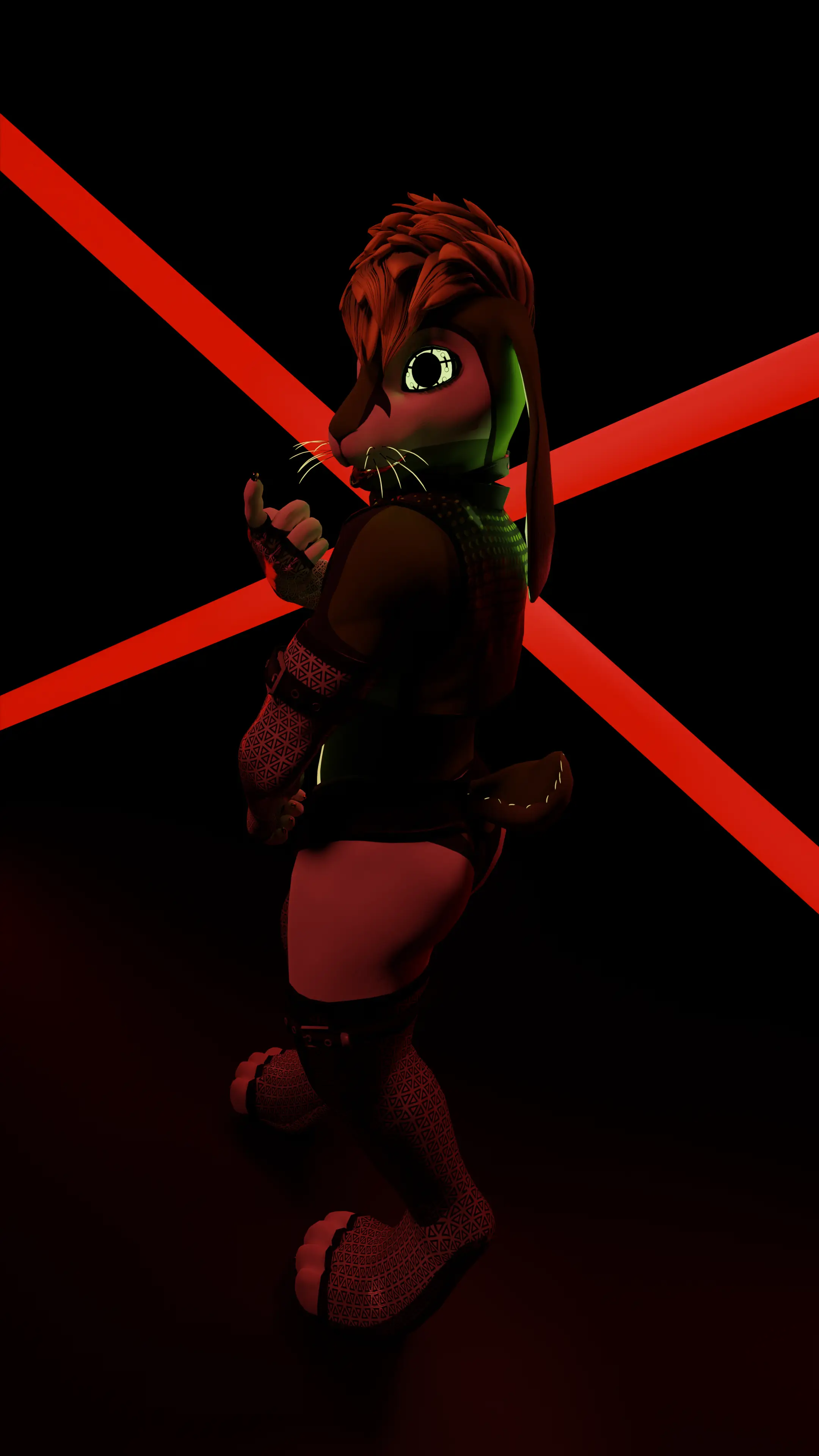 Render preview of Silent, the studio mascot